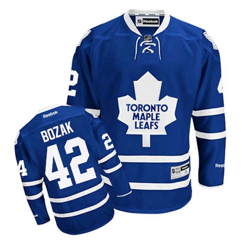 Tyler Bozak #42 Royal Blue Home Jersey