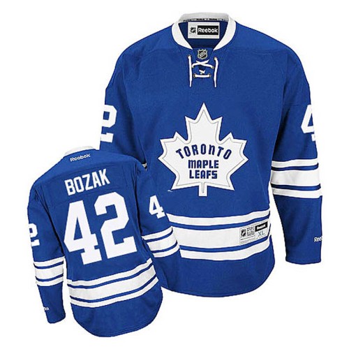 Tyler Bozak #42 Royal Blue Alternate Jersey