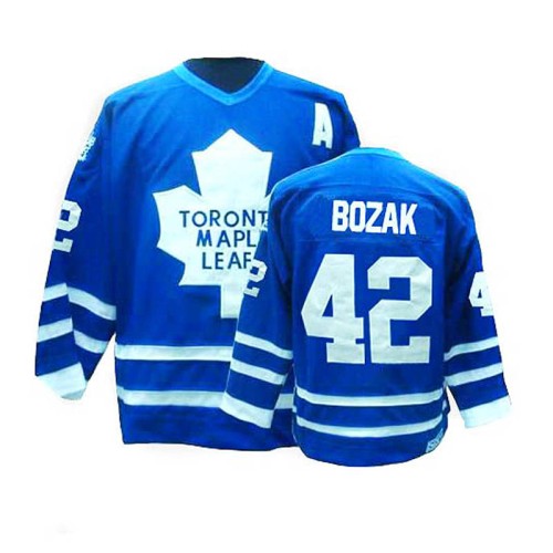 Tyler Bozak #42 Royal Blue Throwback Jersey
