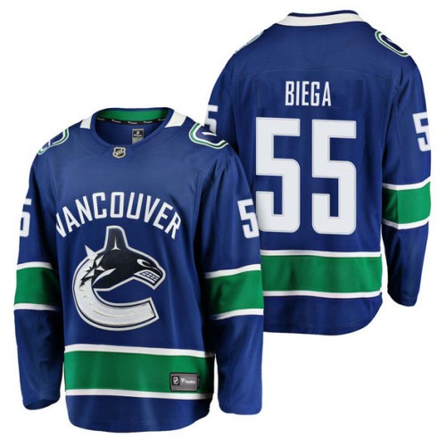 #55 Blue Breakaway Alex Biega Jersey