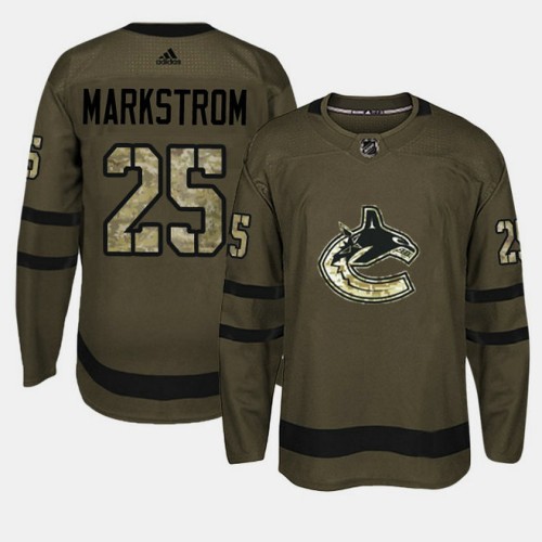 #25 Camo Salute To Service Jacob Markstrom Jersey