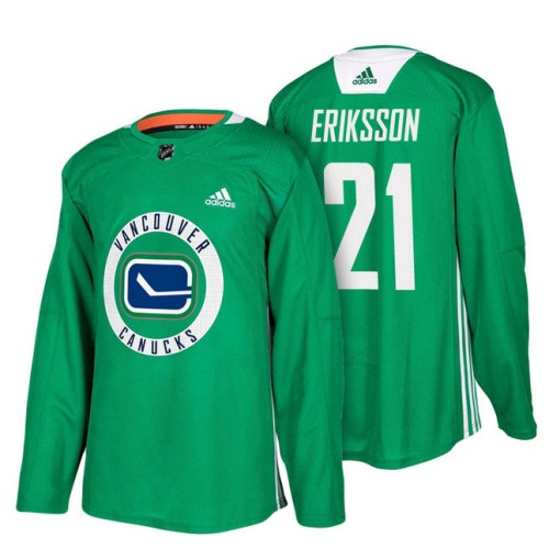 #21 Green New Season Practice Loui Eriksson Jersey