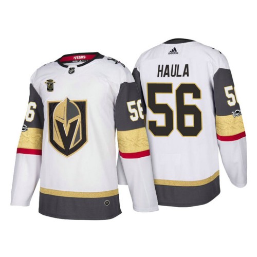 #56 Erik Haula White 2017-2018 Season Vegas Anniversary Jersey