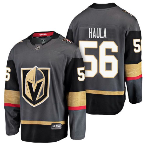 #56 Breakaway Player Erik Haula Jersey Grey