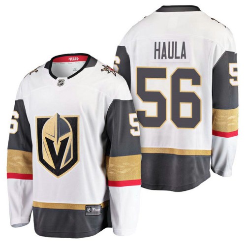 #56 Breakaway Player Away Erik Haula Jersey White