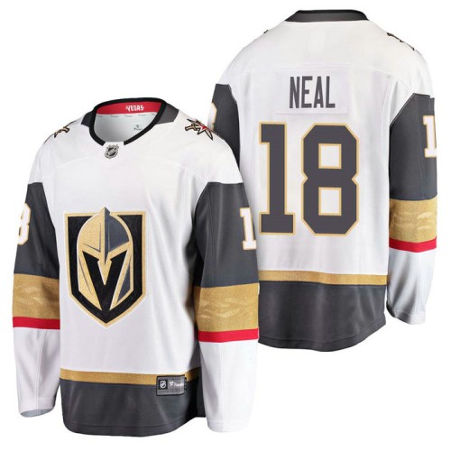 #18 Breakaway Player Away James Neal Jersey White
