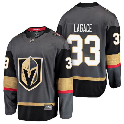 #33 Breakaway Player Maxime Lagace Jersey Grey