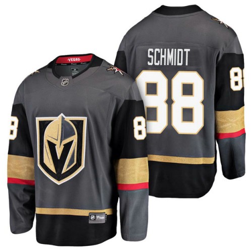 #88 Breakaway Player Nate Schmidt Jersey Grey