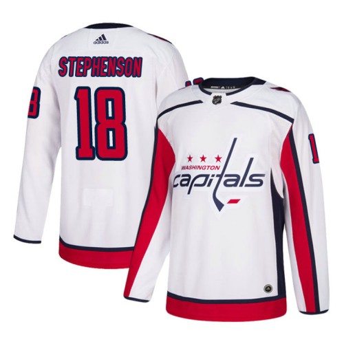 #18 White Authentic Away Chandler Stephenson Jersey