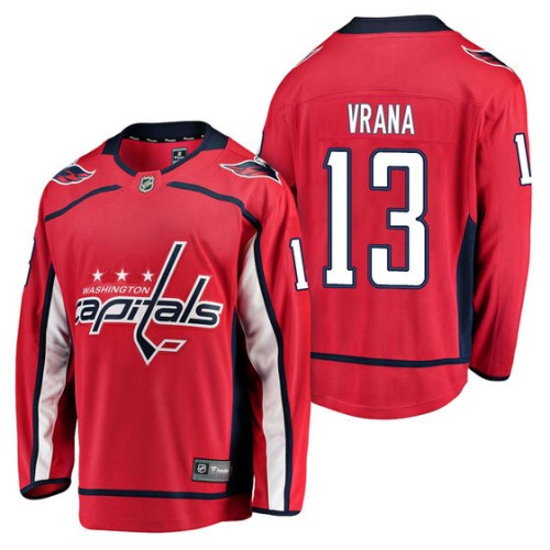 #13 Breakaway Player Jakub Vrana Jersey Red