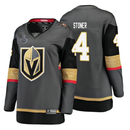 #4 Clayton Stoner Grey 2018 Stanley Cup Final Bound Breakaway Home Player Jersey