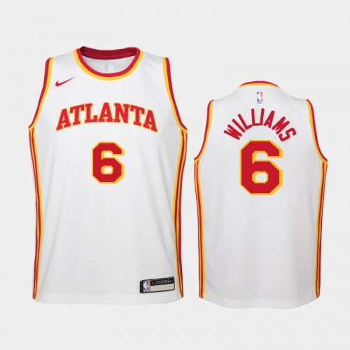 Youth 2021 Atlanta Hawks #6 Lou Williams White Association Jersey