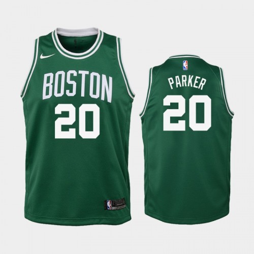 Youth 2021 Boston Celtics #20 Jabari Parker Green Icon Jersey