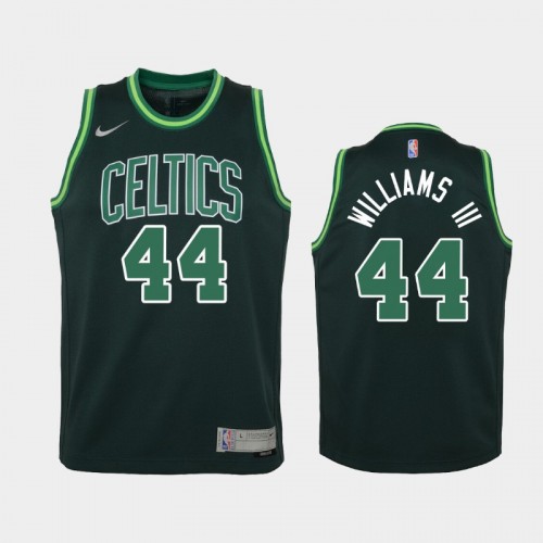 Youth 2021 Boston Celtics #44 Robert Williams III Green Earned Jersey