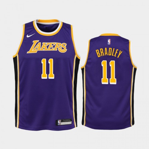 Youth Los Angeles Lakers Statement #11 Avery Bradley Purple Jersey