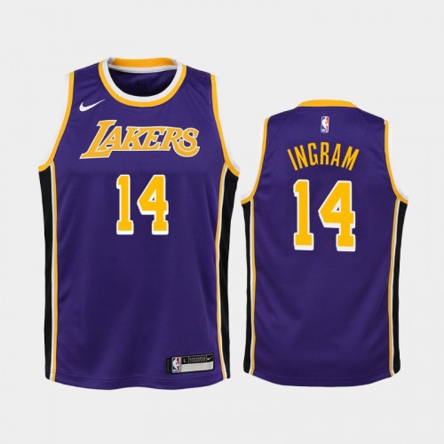 Youth Los Angeles Lakers Brandon Ingram #14 Purple 2018-19 Statement Jersey