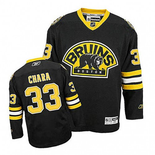 Zdeno Chara #33 Black Alternate Authentic Jersey