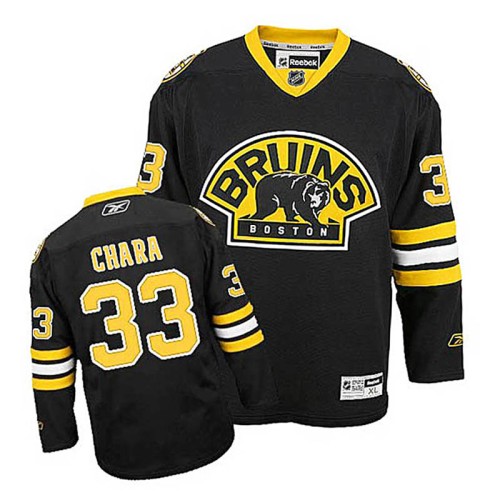 Zdeno Chara #33 Black Alternate Replica Jersey